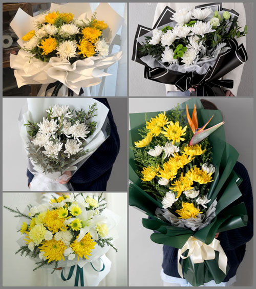 广东潮州市饶平县浮山镇白事花束代送
